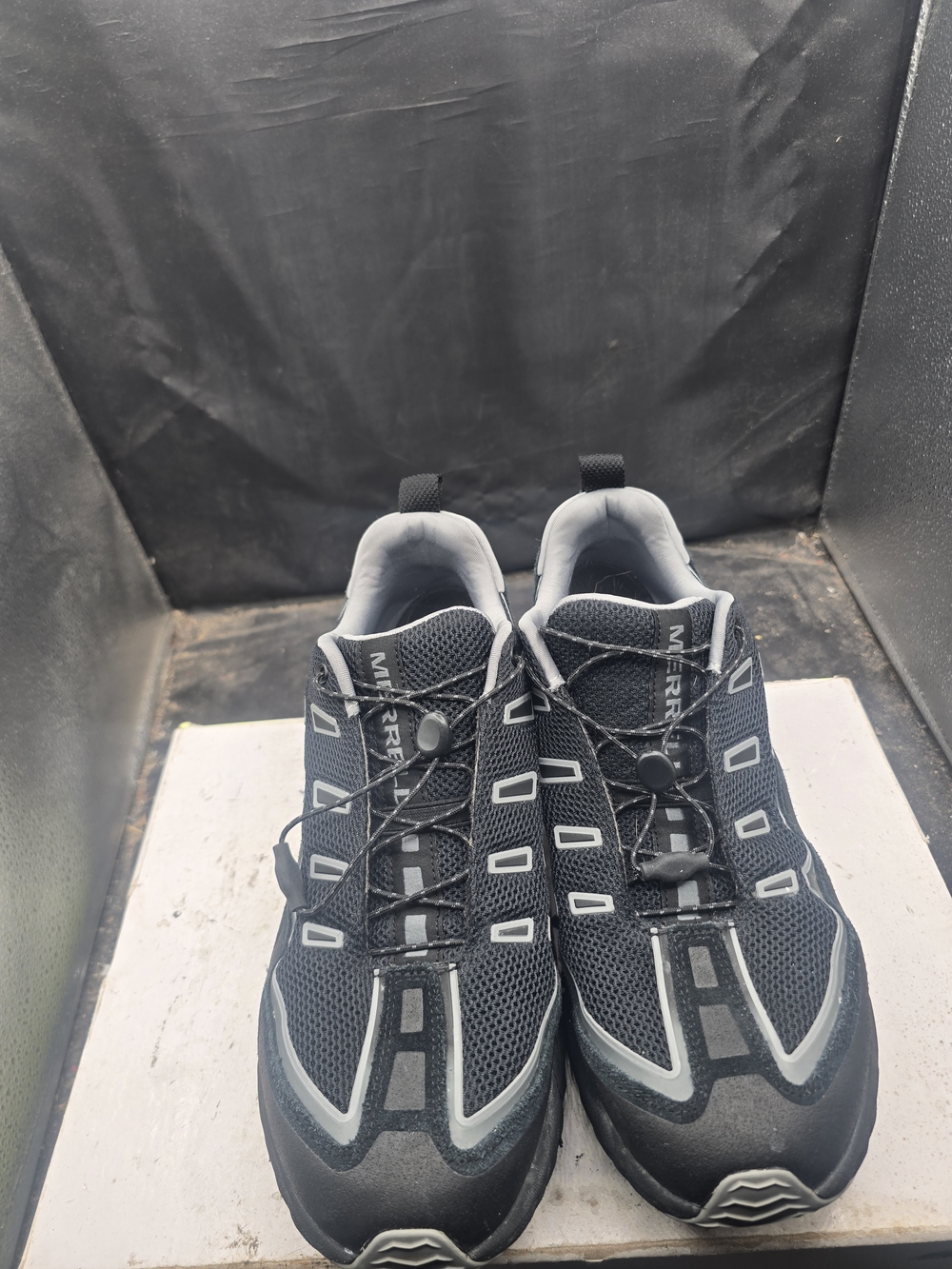 Merrell Men's Black and Gray Athletic Trail Shoes